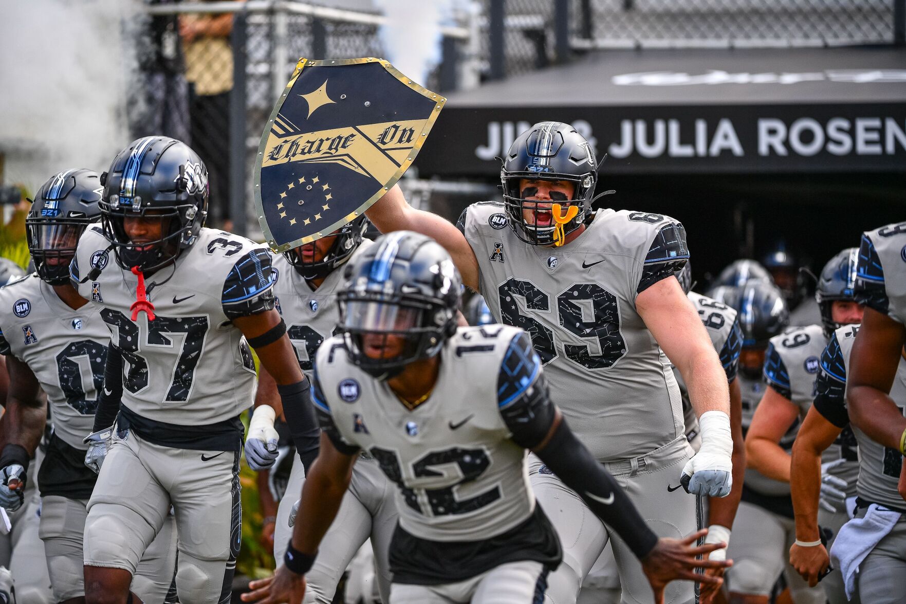Charge on Shield vs Tulane